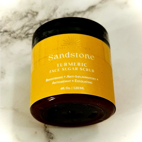 SAND N' SUNSET || Sandstone - Turmeric Face Sugar Scrub ⭐️NWT⭐️ - Picture 3 of 7